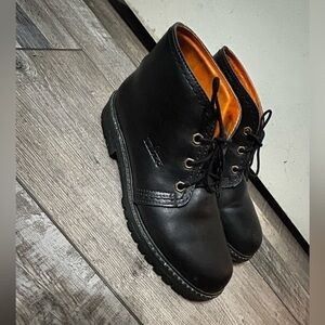 Sebago Drysiders Waterproof Black leather ankle hiking boot Vintage